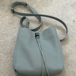 Rebecca Minkoff Gray Leather Shoulder Bag